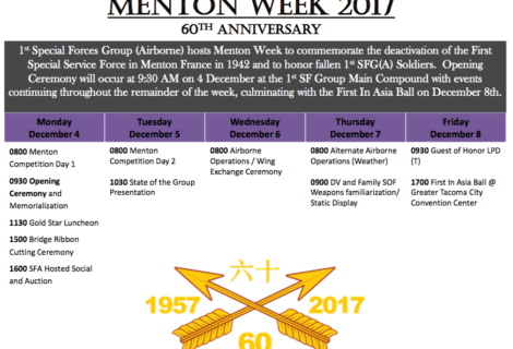 Menton Week 2017 Handout